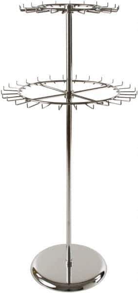ECONOCO - Chrome Belt Display Rack - 27" Wide x 59-1/2" High - Eagle Tool & Supply
