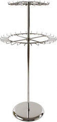 ECONOCO - Chrome Belt Display Rack - 27" Wide x 59-1/2" High - Eagle Tool & Supply