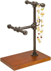 ECONOCO - Gray Accessory Display Rack Merchandiser - 6-1/2" Wide x 11-1/2" High x 8-1/2" Deep - Eagle Tool & Supply