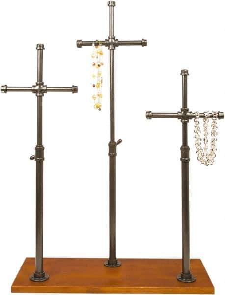 ECONOCO - Gray Accessory Display Rack Merchandiser - 20" Wide x 27" High x 8" Deep - Eagle Tool & Supply