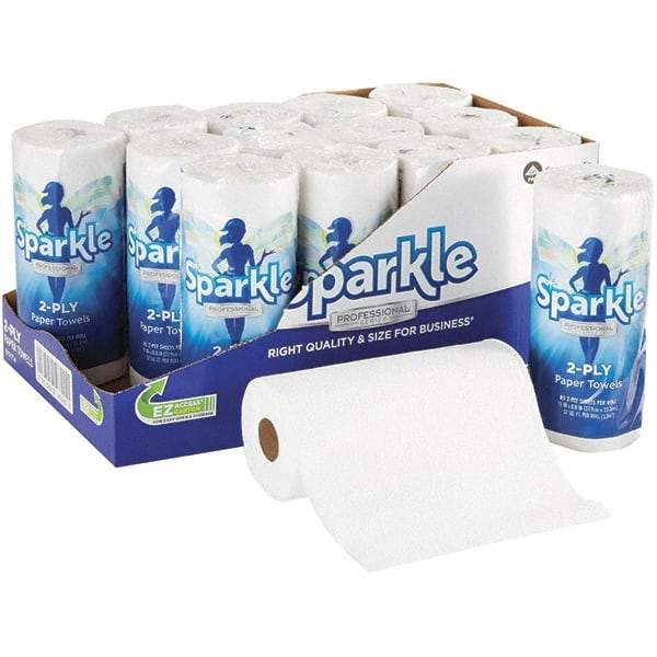 Georgia Pacific - Perforated Roll of 2 Ply White Paper Towels - 11" Wide - Eagle Tool & Supply