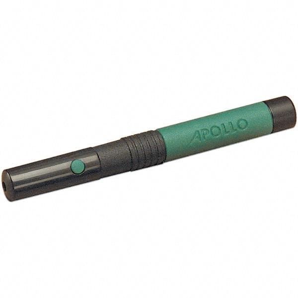 Quartet - Rubber & Metal Pen Size Laser Pointer - Jade Green, 2 AAA Batteries Included - Eagle Tool & Supply