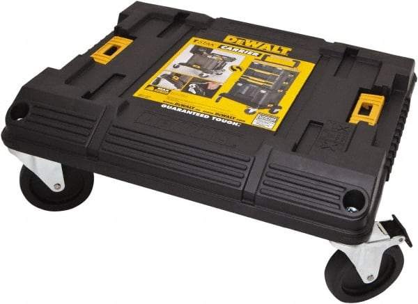 DeWALT - 220 Lb Capacity Steel Dolly - 18.92" Long x 17" Wide x 7" High, 0.39" Wheels - Eagle Tool & Supply