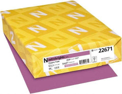 Neenah Paper - 8-1/2" x 11" Planetary Purple Colored Copy Paper - Use with Laser Printers, Copiers, Inkjet Printers - Eagle Tool & Supply