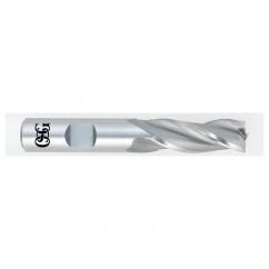 1 Dia. x 4-1/8 Overall Length 3-Flute Square End HSS-CO SE End Mill-Round Shank-Center Cutting-Uncoated - Eagle Tool & Supply