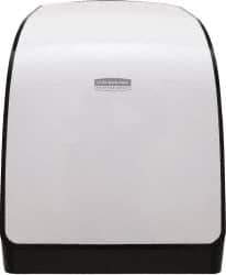 Kimberly-Clark Professional - Hands Free, Plastic Paper Towel Dispenser - 1 Roll with Stub 7-1/2", White - Eagle Tool & Supply