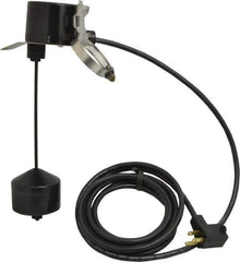 Little Giant Pumps - 115/230 AC Volt, Piggyback Vertical Mechanical Float Switch, Sump, Sew and Eff, Float Switch - 10 Ft. Cord Length, 1/5 HP, PVC, 13 Amperage Rating, For Use with Universal - Eagle Tool & Supply