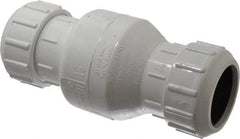 Little Giant Pumps - 2" PVC Check Valve - Inline, Compression - Eagle Tool & Supply