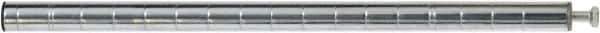 Eagle MHC - 1" Wide, 18 High, Open Shelving Accessory/Component - Zinc, Zinc Finish, Use with Eagle MHC Shelving - Eagle Tool & Supply