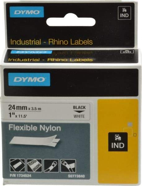 Rhino - 450,732" Long, White Flexible Nylon Self Laminating Label - For RHINO 6000 or RHINO 6500 - Eagle Tool & Supply