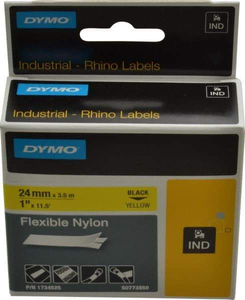 Rhino - 450,732" Long, Yellow Flexible Nylon Self Laminating Label - For RHINO 6000 or RHINO 6500 - Eagle Tool & Supply