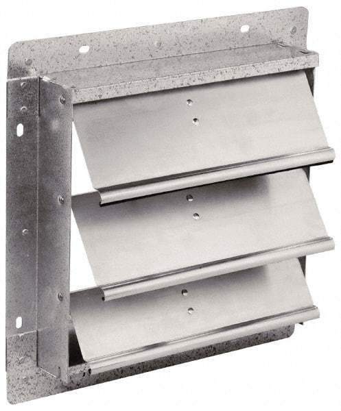 Fantech - 20-1/2 x 20-1/2" Square Wall Dampers - 21" Rough Opening Width x 21" Rough Opening Height, For Use with 2VLD20, 2VHD20, 2DRV20, 2STV20, 2CAV20 - Eagle Tool & Supply