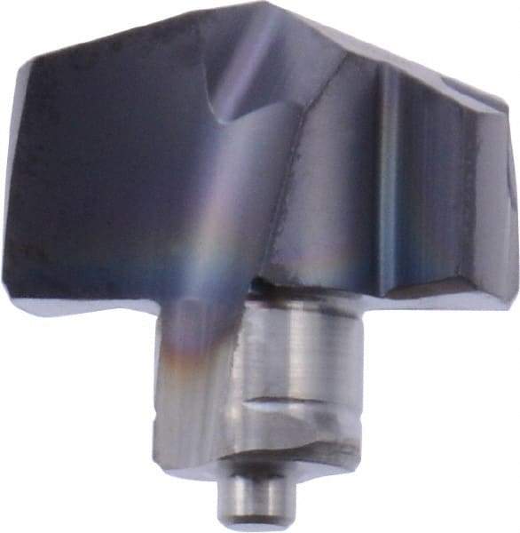Iscar - Series ICP, 10.49mm Diam Grade IC908 140° Replaceable Drill Tip - Carbide, TiAlN Finish, 10 Seat Size - Eagle Tool & Supply