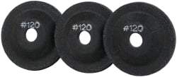 PRO-SOURCE - 120 Grit, 2" Wheel Diam, 5/32" Wheel Thickness, 3/8" Arbor Hole, Depressed Center Wheel - Aluminum Oxide - Eagle Tool & Supply