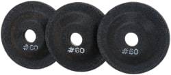 PRO-SOURCE - 60 Grit, 2" Wheel Diam, 5/32" Wheel Thickness, 3/8" Arbor Hole, Depressed Center Wheel - Aluminum Oxide - Eagle Tool & Supply