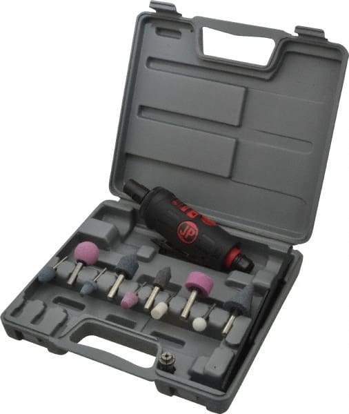 PRO-SOURCE - 14 Piece, Straight Die Grinder Kit - 25,000 RPM - Eagle Tool & Supply