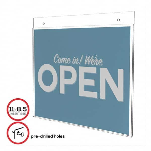 Deflect-o - Display & Organizer Accessories Type: Sign Holder For Use With: Signs - Eagle Tool & Supply