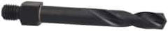 Hertel - 0.261" 135° Spiral Flute Cobalt Screw Machine Drill Bit - Oxide Finish, 5/16" Flute Length, 5/16" OAL, Standard Point - Eagle Tool & Supply