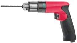 Sioux Tools - 1/4" Keyed Chuck - Pistol Grip Handle, 4,000 RPM, 11.8 LPS, 25 CFM, 0.6 hp - Eagle Tool & Supply