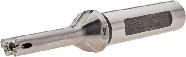 Iscar - 3/8 to 0.39" Diam, 3xD, 1.1" Max Depth, 1/2" Shank Diam, 3.45" OAL, Replaceable Tip Drill - IDI-SG, IDI-SK Insert, 9 Seat Size, DCM Toolholder, Series ChamDrill - Eagle Tool & Supply