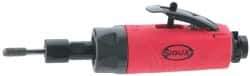 Sioux Tools - 1/4" Collet, Straight Handle, Straight Air Die Grinder - 23,000 RPM, Rear Exhaust, 23 CFM, 0.5 hp, 6.21 bar, 1/4 NPT - Eagle Tool & Supply