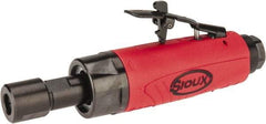 Sioux Tools - 1/4" Collet, Straight Handle, Angle Air Die Grinder - 25,000 RPM, Rear Exhaust, 11 CFM, 0.3 hp, 6.21 bar, 1/4 NPT - Eagle Tool & Supply