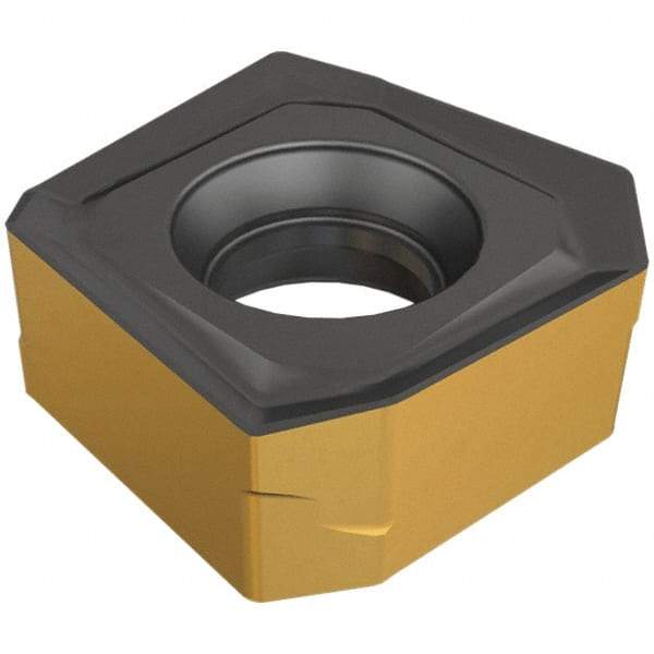 Iscar - S845 SNMU1305 MM Grade IC5400 Carbide Milling Insert - TiCN/Al2O3/TiN Finish, 0.244" Thick, 13mm Inscribed Circle, 0.8mm Corner Radius - Eagle Tool & Supply