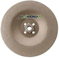 Camel Grinding Wheels - 24 Grit, 7" Wheel Diam, 1/4" Wheel Thickness, Type 29 Depressed Center Wheel - Diamond, 8,500 Max RPM - Eagle Tool & Supply