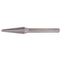 SL-6 Double Cut Solid Carbide Bur-Included Angle Shape - Eagle Tool & Supply