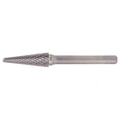 SL-6 Double Cut Solid Carbide Bur-Included Angle Shape - Eagle Tool & Supply