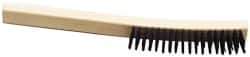 Ability One - Hand Wire/Filament Brushes - Wood Curved Handle - Eagle Tool & Supply