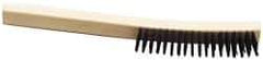 Ability One - Hand Wire/Filament Brushes - Wood Curved Handle - Eagle Tool & Supply