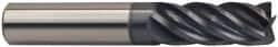 Accupro - 3/4" Diam 5 Flute Solid Carbide 0.06" Corner Radius End Mill - Eagle Tool & Supply