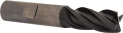 OSG - 5/8", 4 Flute, Single End, Solid Carbide, Corner Chamfer End Mill - 3-1/2" OAL, 35° Helix, Right Hand Flute, 1-1/4" LOC, Right Hand Cut - Eagle Tool & Supply