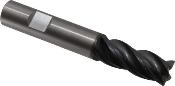 OSG - 5/8", 4 Flute, Single End, Solid Carbide, Corner Chamfer End Mill - 4-1/8" OAL, 35° Helix, Right Hand Flute, 1-5/8" LOC, Right Hand Cut - Eagle Tool & Supply