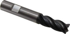 OSG - 5/8", 4 Flute, Single End, Solid Carbide, Corner Chamfer End Mill - 4-1/8" OAL, 35° Helix, Right Hand Flute, 1-5/8" LOC, Right Hand Cut - Eagle Tool & Supply