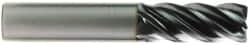 OSG - 1" Diam 5 Flute Solid Carbide 0.06" Corner Radius End Mill - Eagle Tool & Supply