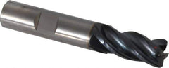 OSG - 1/2", 4 Flute, Single End, Solid Carbide, 0.06" Corner Radius End Mill - 3" OAL, 35° Helix, Right Hand Flute, 1" LOC, Right Hand Cut - Eagle Tool & Supply