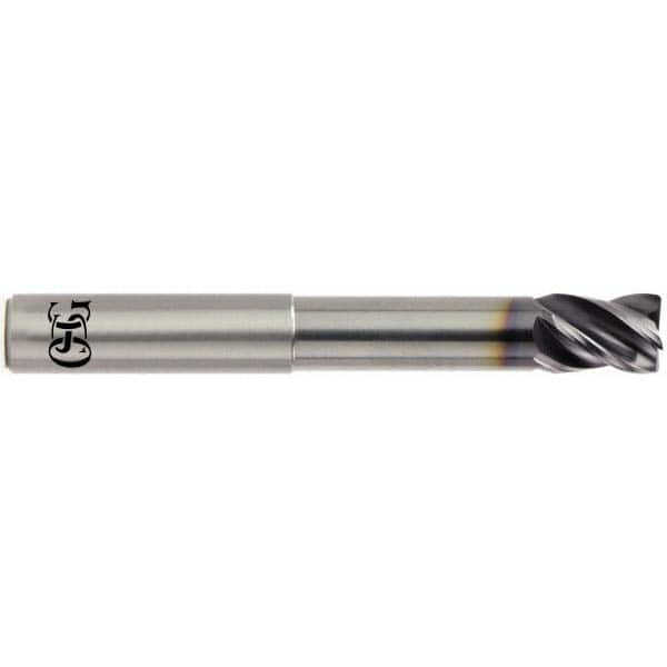 OSG - 1" Diam 4 Flute Solid Carbide 0.02" Chamfer Width Corner Chamfer End Mill - Eagle Tool & Supply