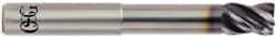 OSG - 3/4", 4 Flute, Single End, Solid Carbide, Corner Chamfer End Mill - 5-1/4" OAL, 35° Helix, Right Hand Flute, 1" LOC, Right Hand Cut, 3-1/4" Extended Reach - Eagle Tool & Supply