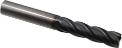OSG - 5/8", 2-1/4" LOC, 5/8" Shank Diam, 5" OAL, 4 Flute, Solid Carbide Square End Mill - Single End, TiAlN Finish, Spiral Flute, 35° Helix, Centercutting, Right Hand Cut, Right Hand Flute, Series VG441 - Eagle Tool & Supply