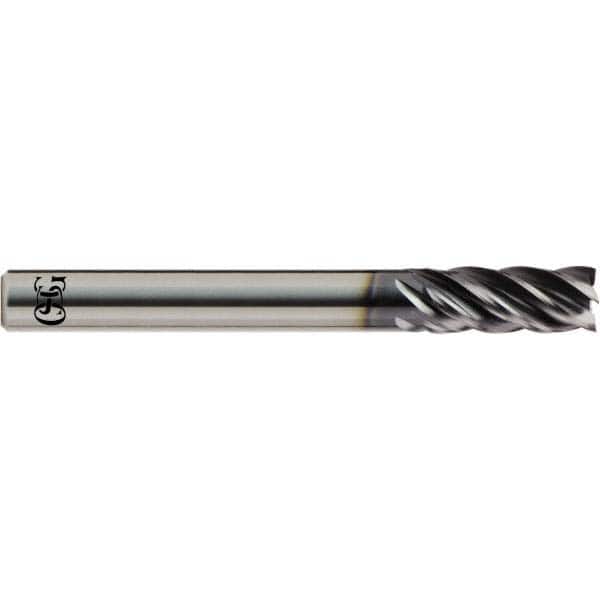 OSG - 1", 1-1/4" LOC, 1" Shank Diam, 3" OAL, 5 Flute, Solid Carbide Square End Mill - Eagle Tool & Supply
