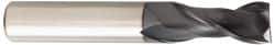 OSG - 25mm, 38mm LOC, 25mm Shank Diam, 102mm OAL, 2 Flute, Solid Carbide Square End Mill - Single End, TiAlN Finish, Spiral Flute, 35° Helix, Centercutting, Right Hand Cut, Right Hand Flute, Series HP421 - Eagle Tool & Supply