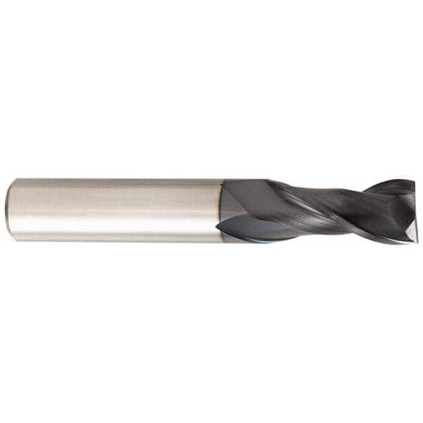 OSG - 1", 1-1/2" LOC, 1" Shank Diam, 4" OAL, 2 Flute, Solid Carbide Square End Mill - Eagle Tool & Supply