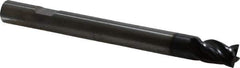 OSG - 3/8", 1/2" LOC, 3/8" Shank Diam, 4" OAL, 4 Flute, Solid Carbide Square End Mill - Single End, TiAlN Finish, Spiral Flute, 35° Helix, Centercutting, Right Hand Cut, Right Hand Flute, Series VG464 - Eagle Tool & Supply