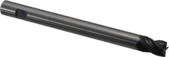 OSG - 5/8", 3/4" LOC, 5/8" Shank Diam, 7" OAL, 4 Flute, Solid Carbide Square End Mill - Single End, TiAlN Finish, Spiral Flute, 35° Helix, Centercutting, Right Hand Cut, Right Hand Flute, Series VG464 - Eagle Tool & Supply