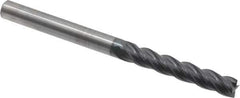 OSG - 5/16", 1-5/8" LOC, 5/16" Shank Diam, 4" OAL, 4 Flute, Solid Carbide Square End Mill - Single End, TiAlN Finish, Spiral Flute, 35° Helix, Centercutting, Right Hand Cut, Right Hand Flute, Series VG441 - Eagle Tool & Supply