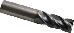 OSG - 3/4", 1-5/8" LOC, 3/4" Shank Diam, 4" OAL, 4 Flute, Solid Carbide Square End Mill - Single End, TiAlN Finish, Spiral Flute, 35° Helix, Centercutting, Right Hand Cut, Right Hand Flute, Series VG441 - Eagle Tool & Supply