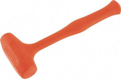 Proto - 28 oz Head 2" Face Diam Urethane Dead Blow Hammer - 12" OAL, Urethane Handle - Eagle Tool & Supply