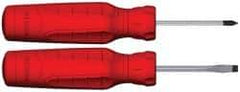 Proto - 2 Piece Slotted & Phillips Screwdriver Set - Bit Sizes: Philips #1 - Eagle Tool & Supply